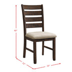 Jax-7PC-Dining-Set---Table,-4-Ladder-Side-Chairs-&-Bench