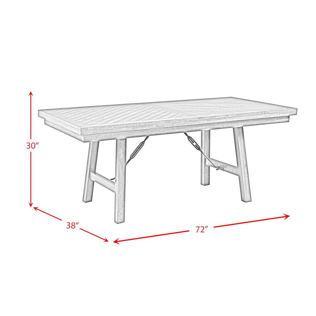 Jax-6PC-Dining-Set-(72""-Table-+-4-Chairs-+-Bench)-in-Cherry