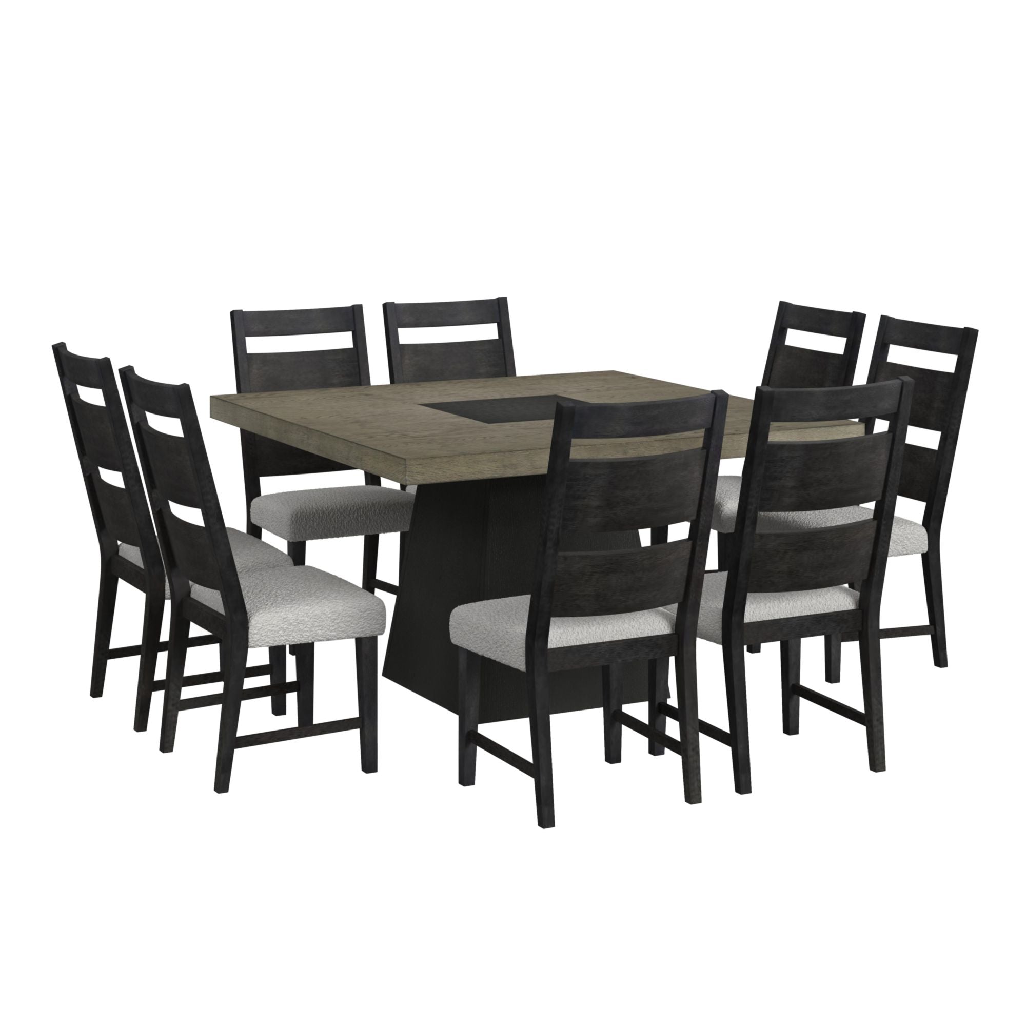 Jemma-Square-Table-w/-Grey-Top-&-Dark-Espresso-Base
