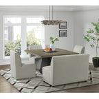 Jemma-6PC-Standard-Height-Dining-Set-in-Grey-Square-Table,-Four-Chairs-&-Bench