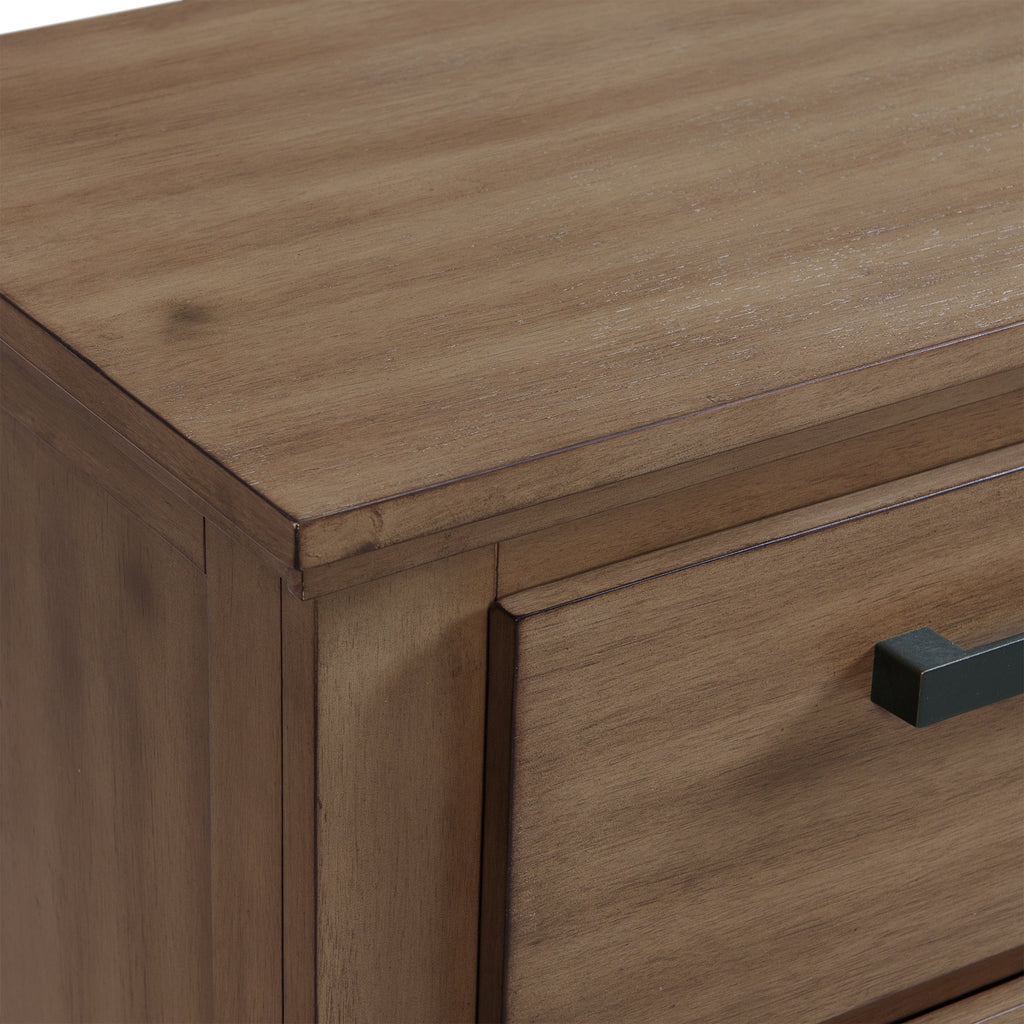 Jolene-2-Drawer-Nightstand-W/-USB-in-Grey
