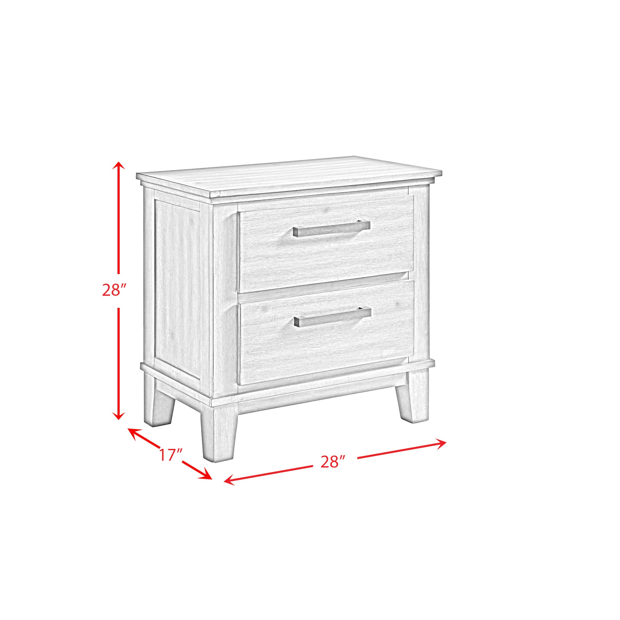 Jolene-2-Drawer-Nightstand-W/-USB-in-Grey