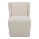 Cormac Rolling Dining Chair Cream