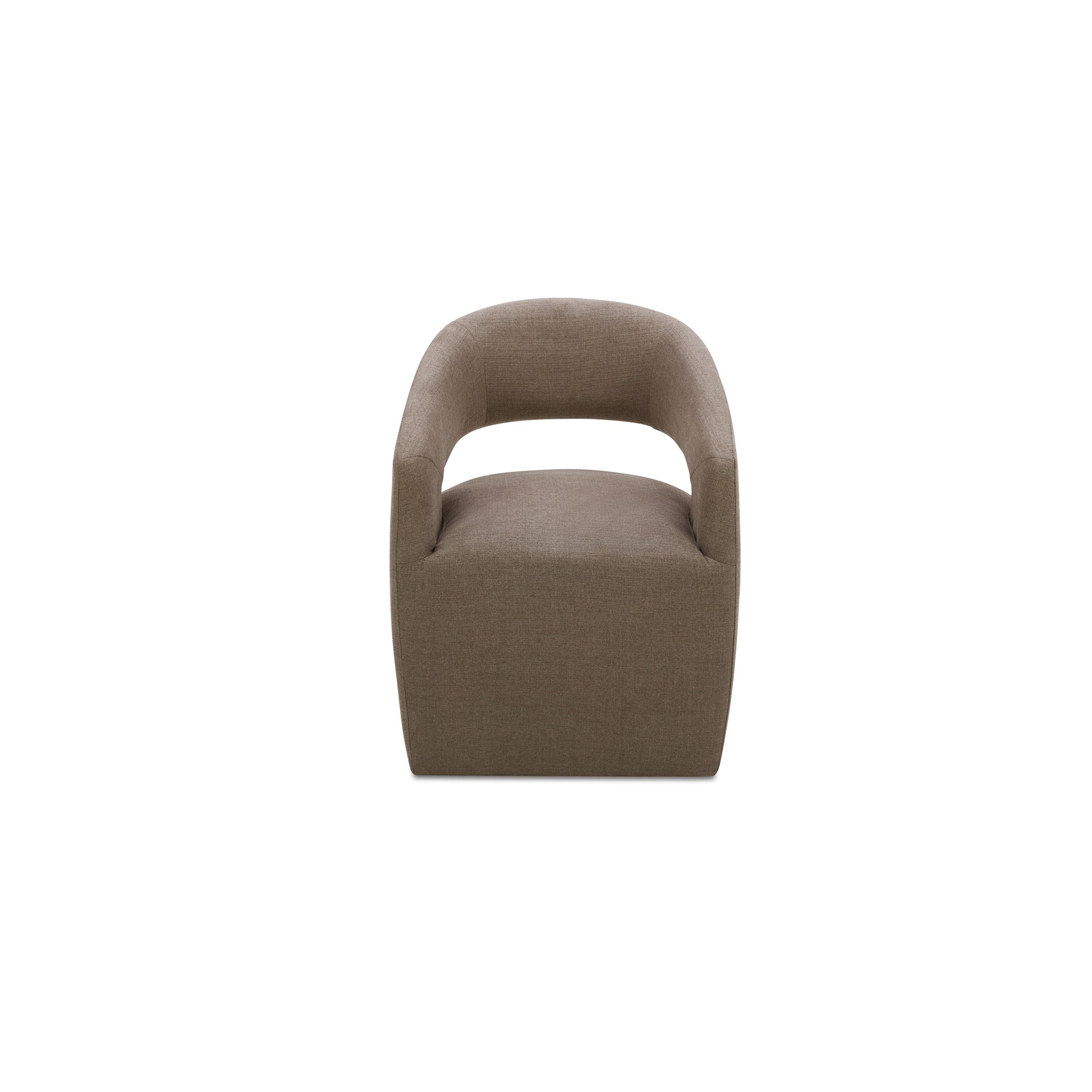 Barrow Rolling Dining Chair Soft Taupe