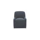 Maisie Rolling Dining Chair Slate Blue