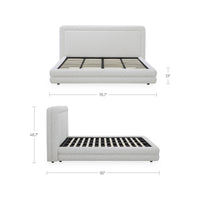 Tory Queen Bed Pebble