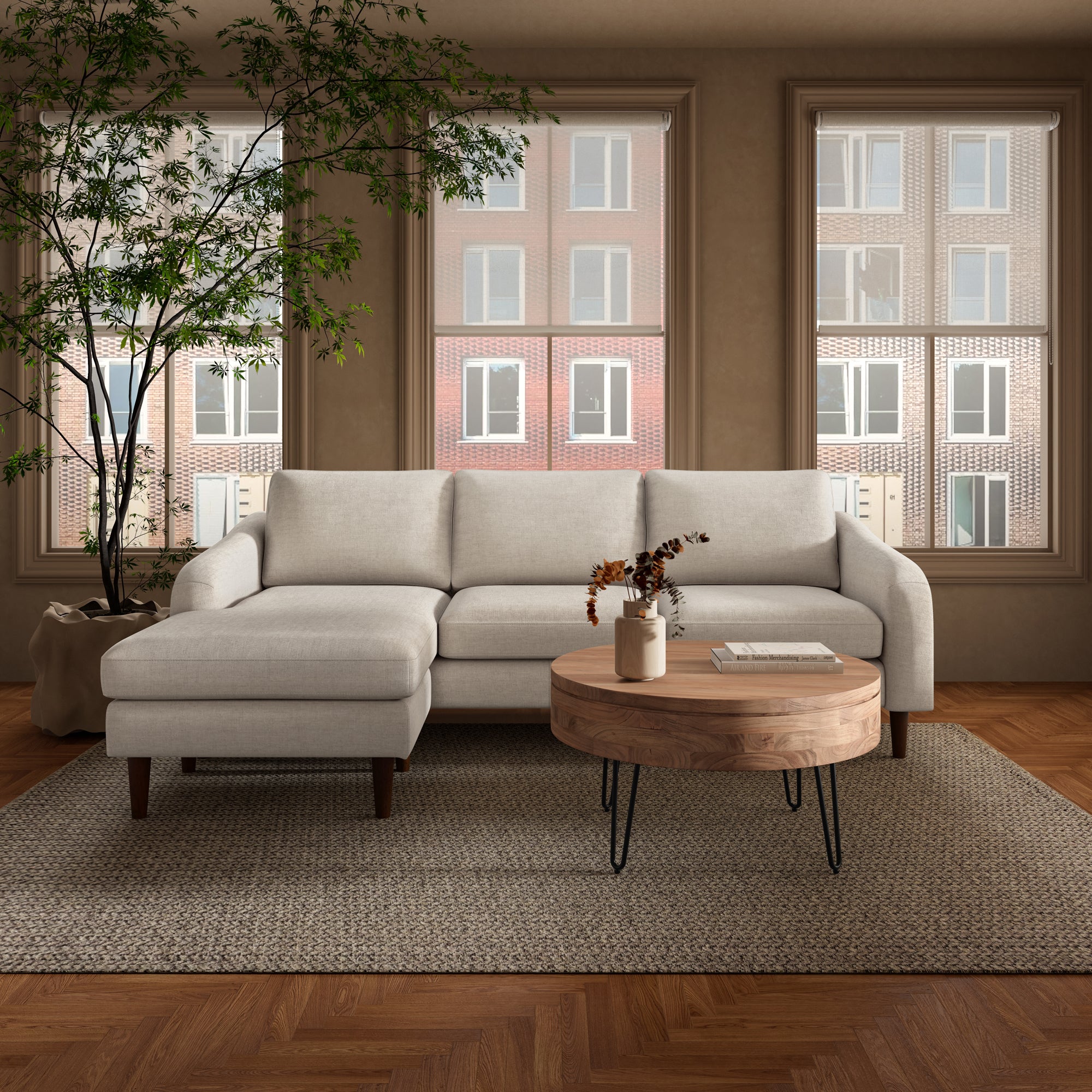 Privado Storage Coffee Table Natural