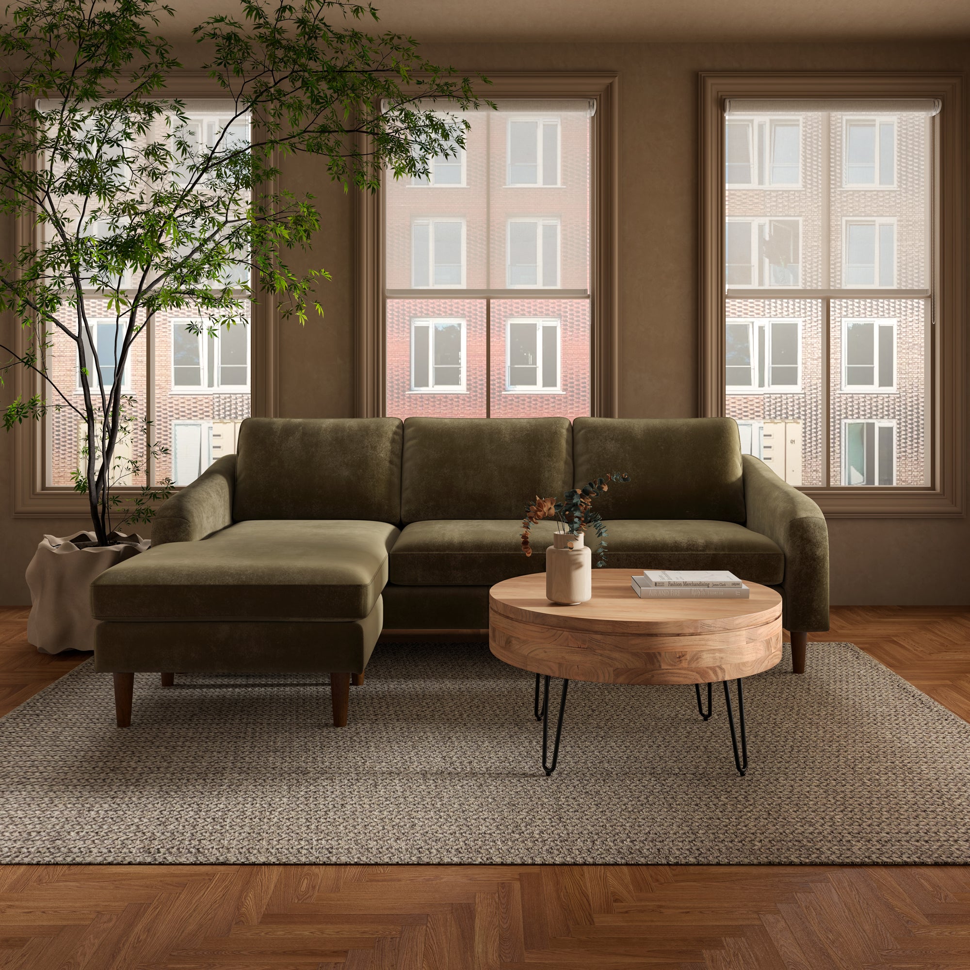 Privado Storage Coffee Table Natural