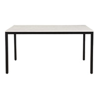 Parson Marble Small Dining Table White