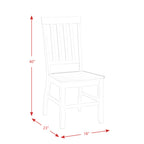 Kayla-Two-Tone-6PC-Standard-Height-Dining-Set-Table,-Four-Chairs-&-Bench
