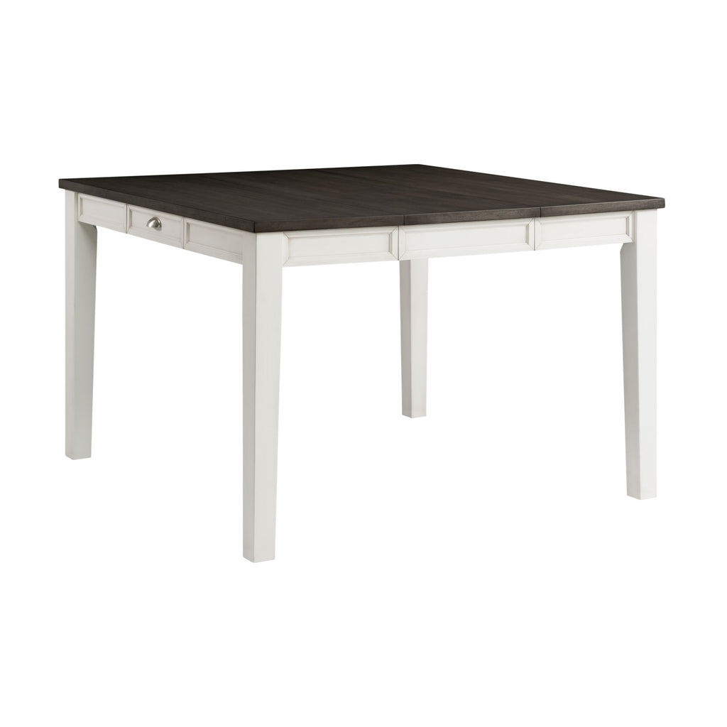 Kayla-Two-Tone-6PC-Counter-Height-Dining-Set-Table,-Four-Chairs-&-Bench