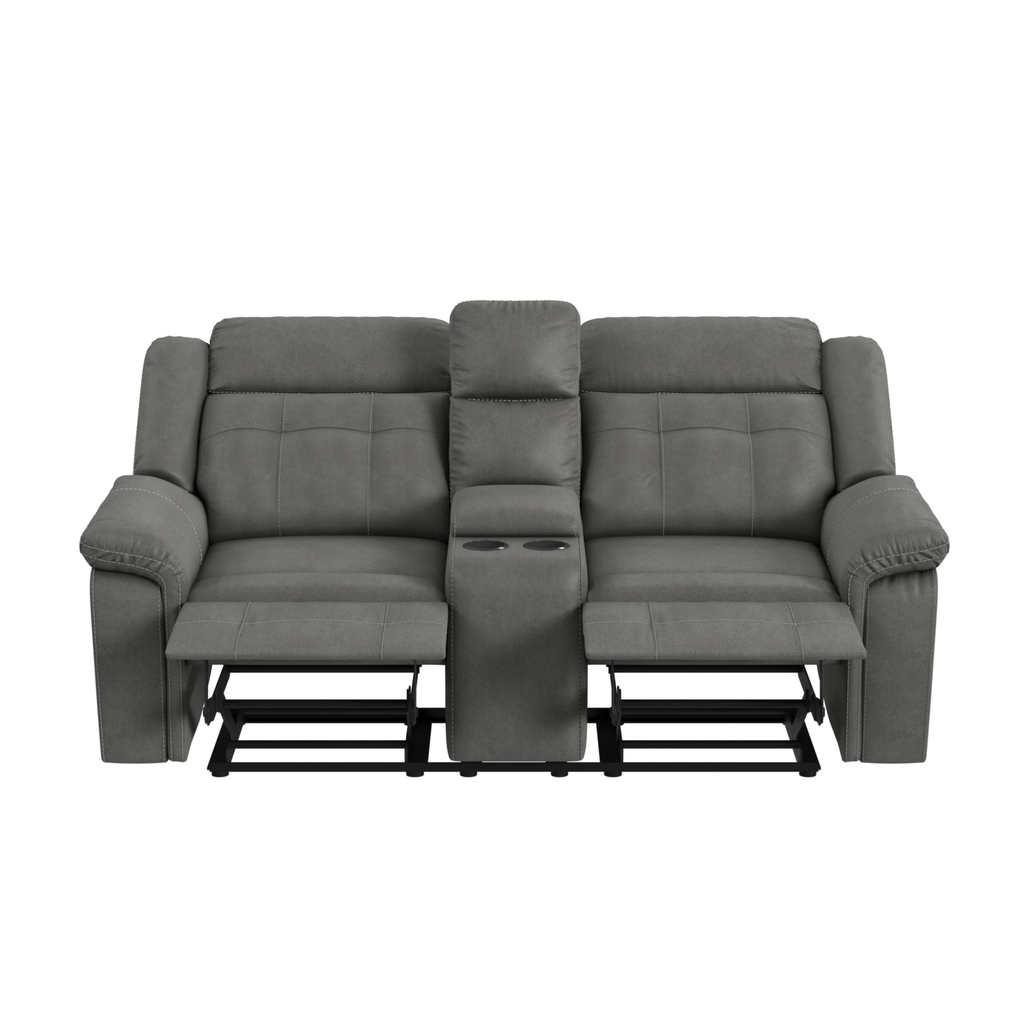 Keystone-Motion-Loveseat-with-Console-in-Grey