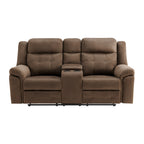 Keystone-Motion-Loveseat-with-Console-in-Brown