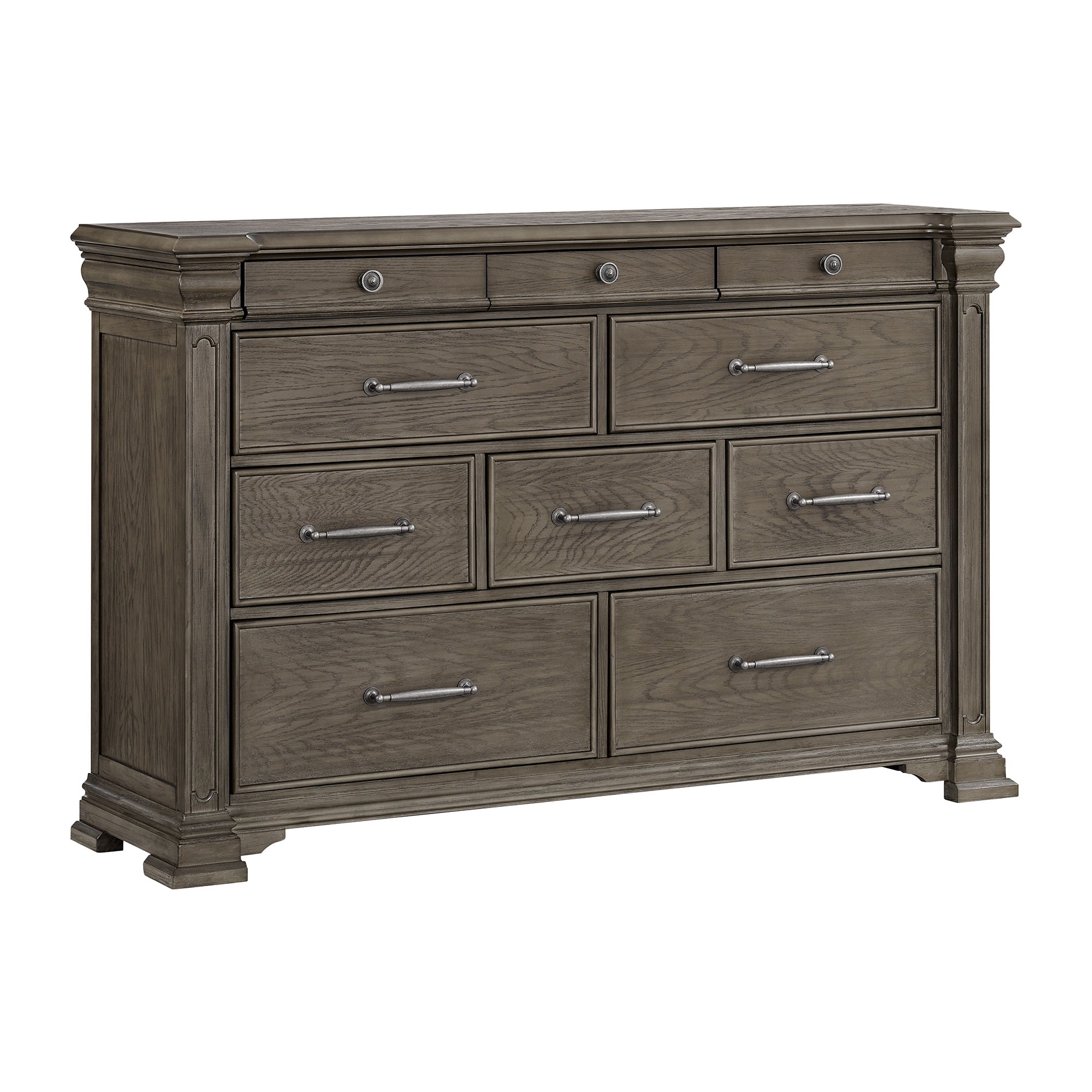 Kings-Court-10-Drawer-Dresser-in-Grey