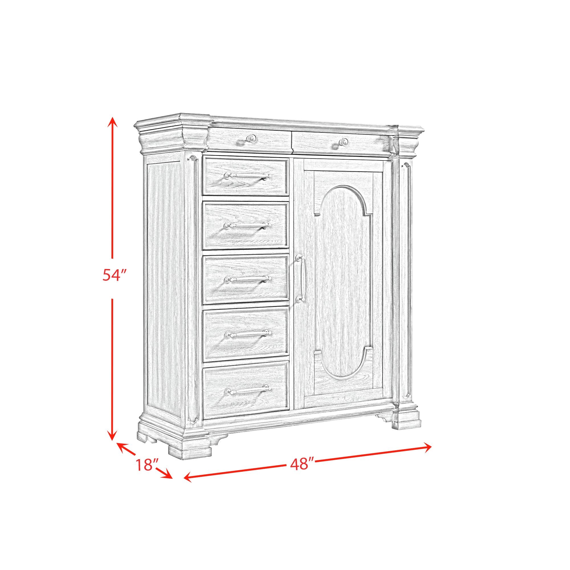 Kings-Court-1-Door-and-7-Drawer-Chest-in-Grey