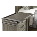 Kings-Court-3-Drawer-Nightstand--(Sliding-Top)-in-Grey