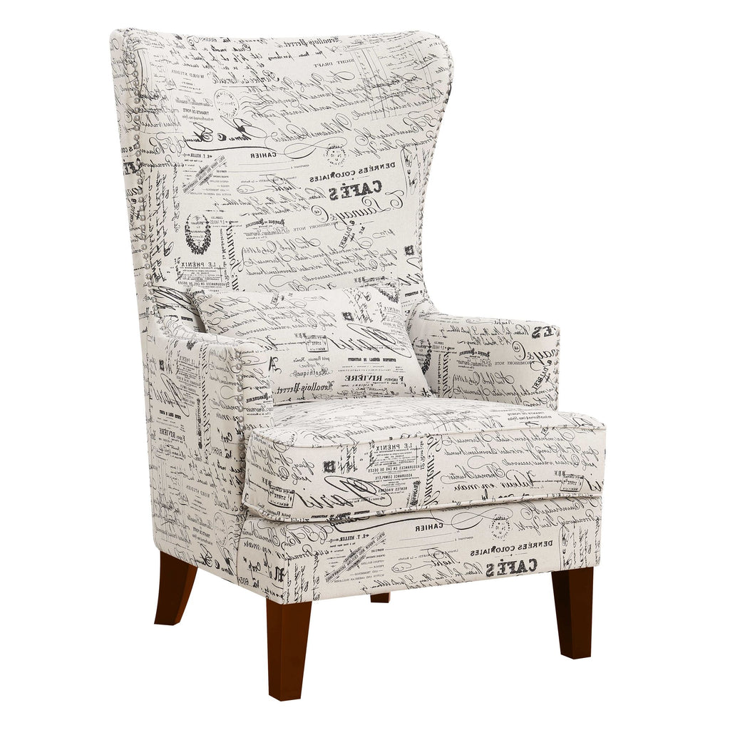 Kori-724-Chair-W/Chrome-Nails-in-French-Script