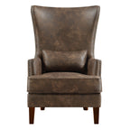 Kori-(724)-Chair-w/Chrome-Nails-In-Sierra-Toffee