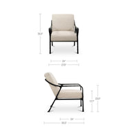 Rowe Accent Chair Beige