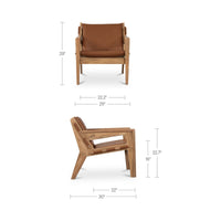 Baker Accent Chair Brown