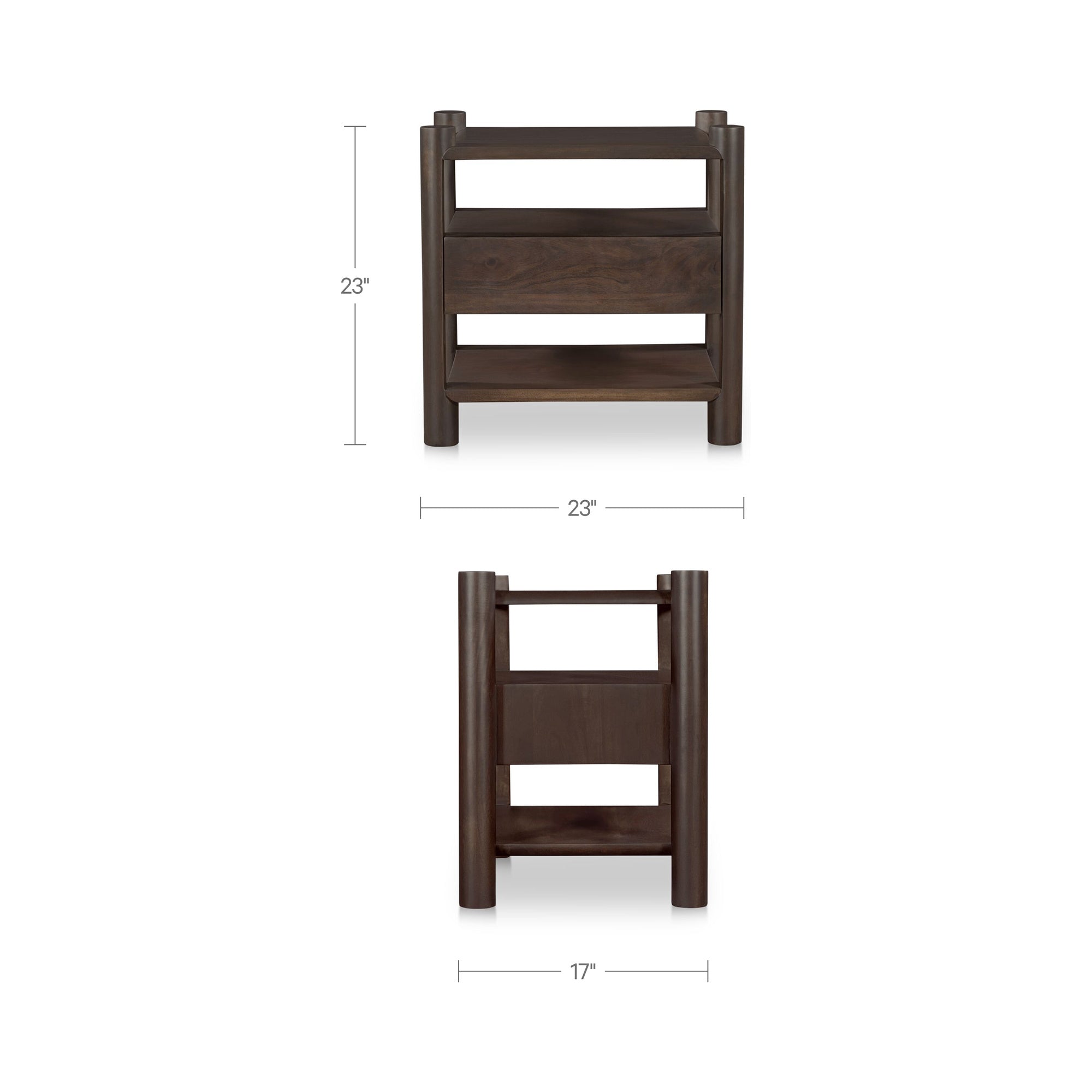Devin Nightstand Brown