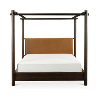 Devin Bed Queen Brown