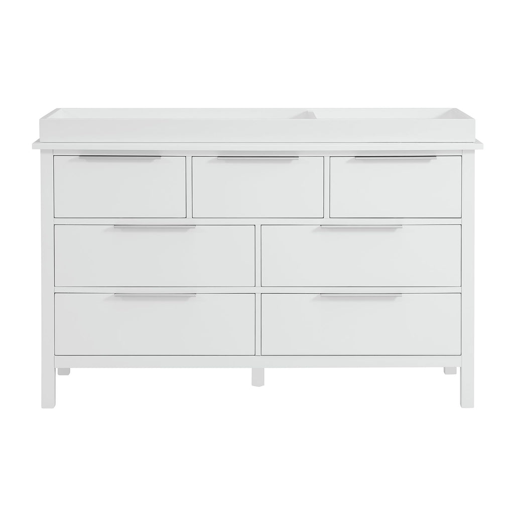 Lauren-Crib-and-Dresser-with-Topper-in-White