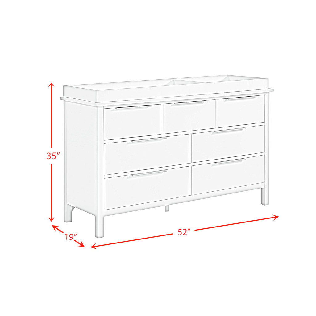 Lauren-Crib-and-Dresser-with-Topper-in-White