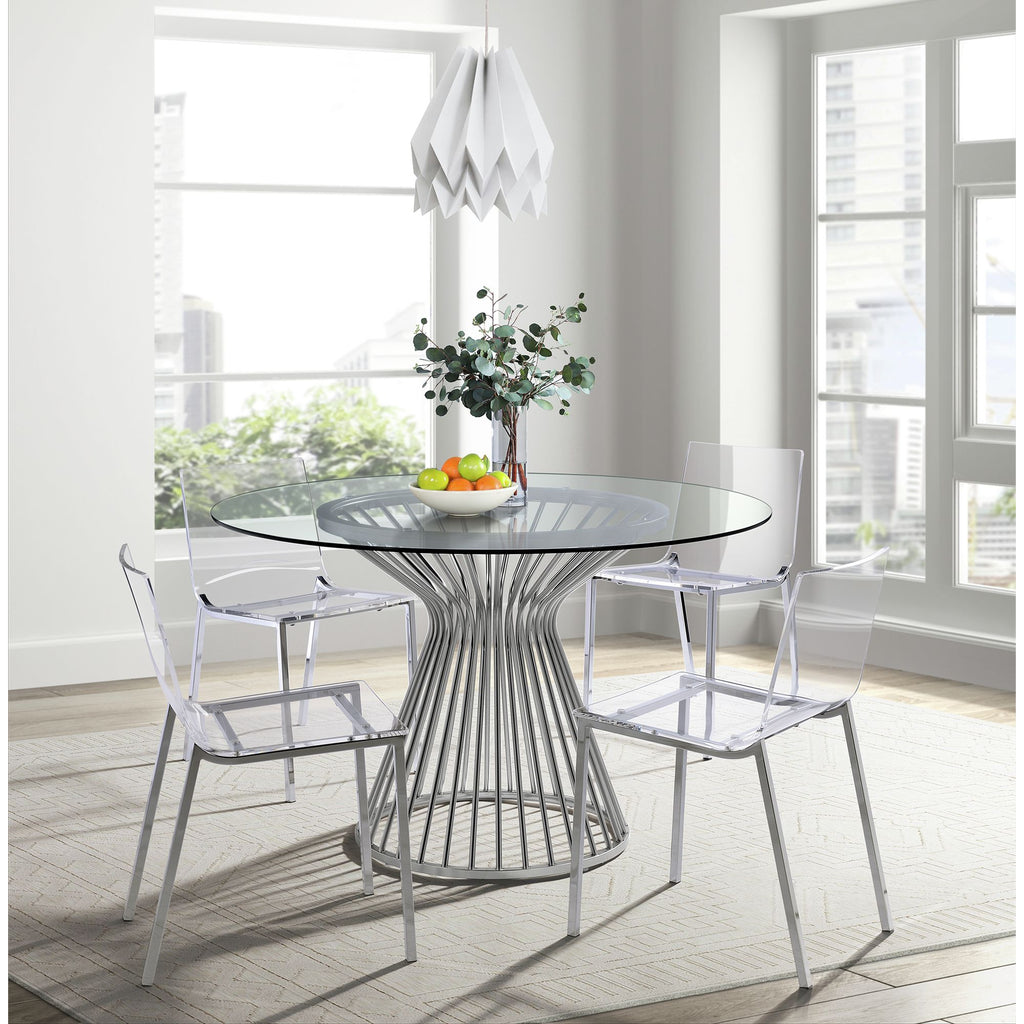 Lavinia-Chrome-Dining-Table