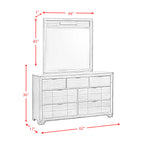Logic-Dresser-&-Mirror-Set-Grey