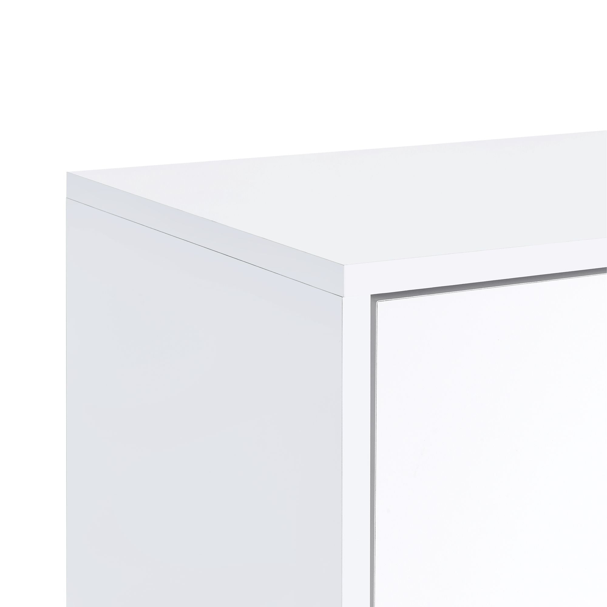 Lola-Accent-Nightstand-with-White-Top-in-Chrome