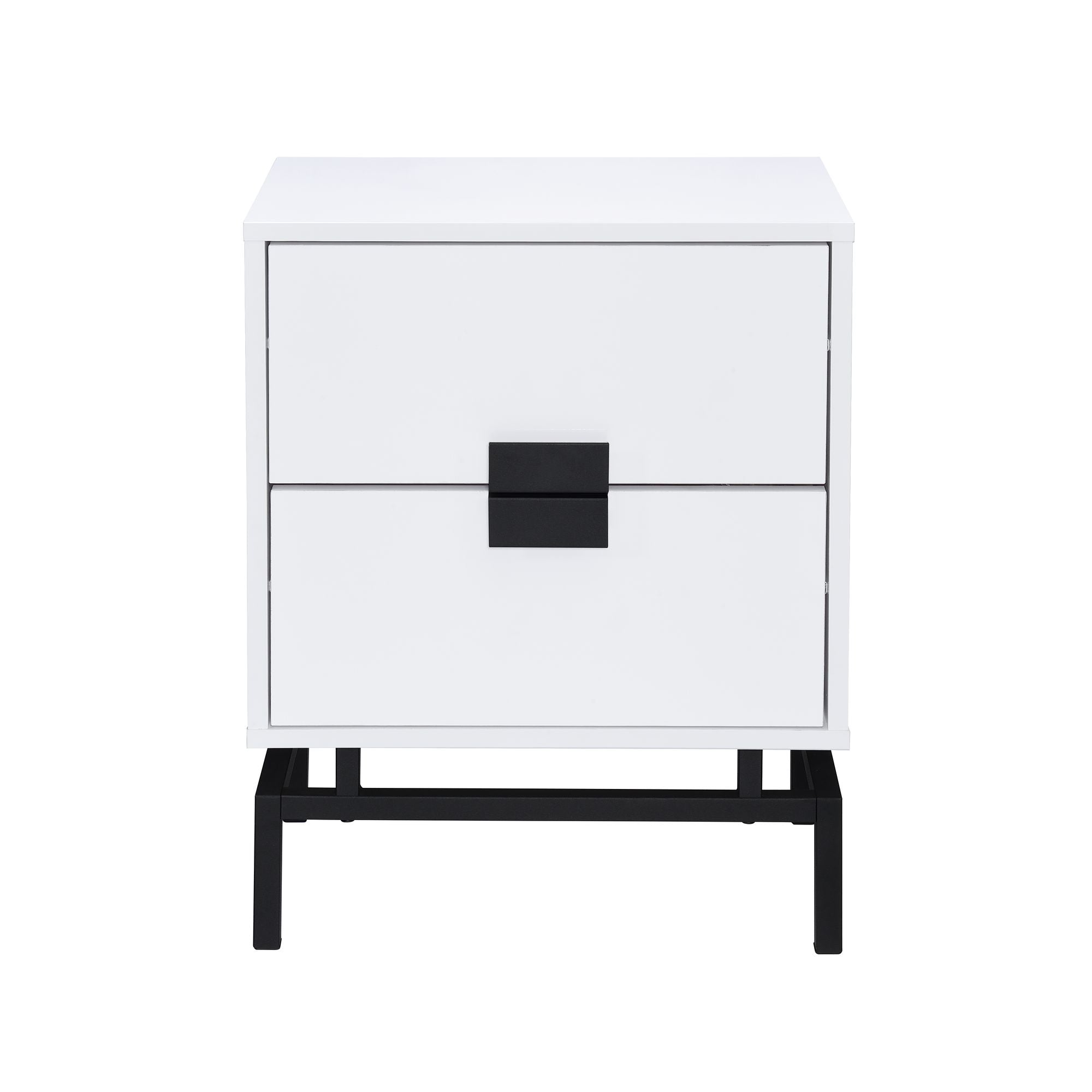 Lola-Accent-Nightstand-with-White-Top-in-Black