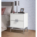 Lola-Accent-Nightstand-with-White-Top-in-Chrome