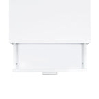 Lola-Accent-Nightstand-with-White-Top-in-Chrome