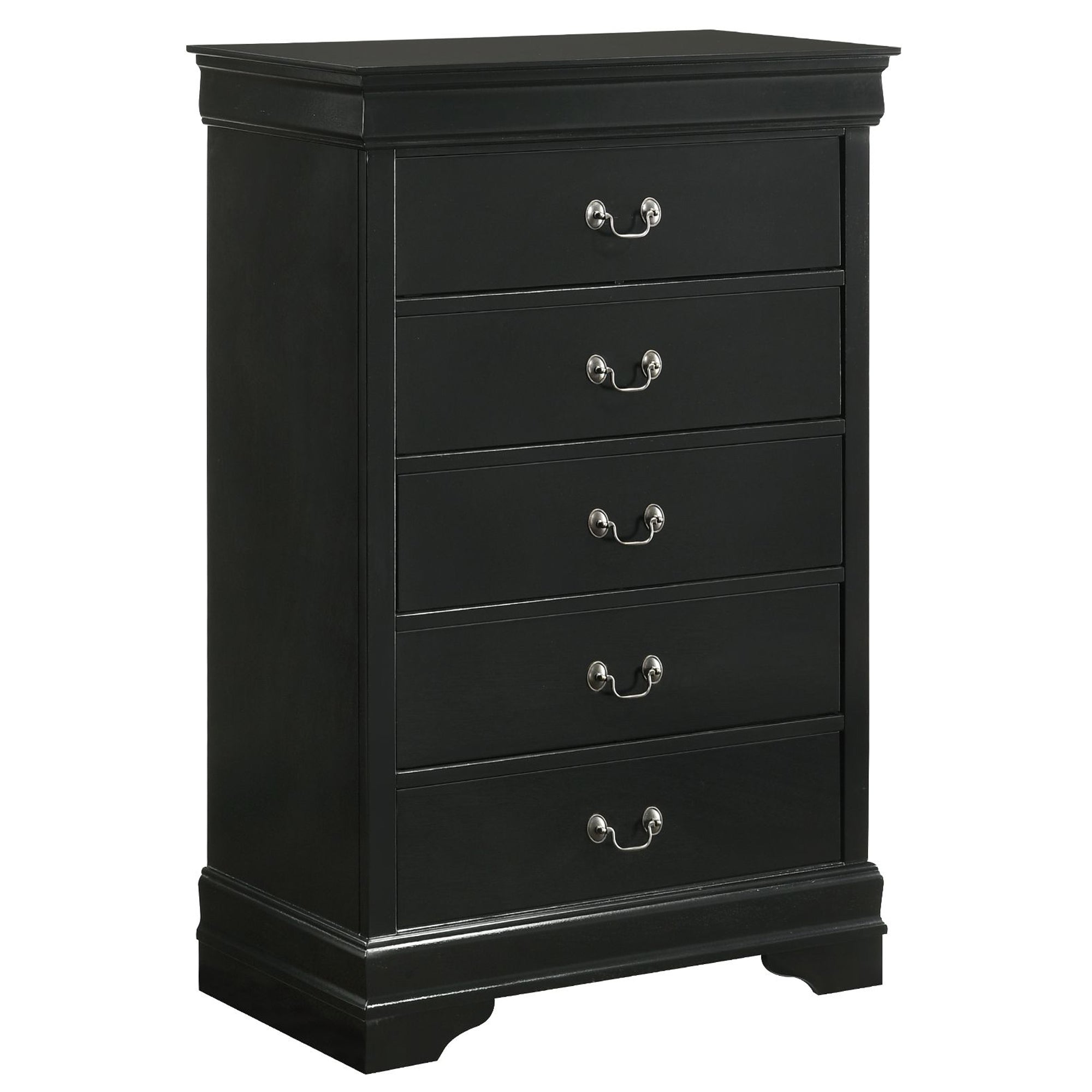 Louis-Philippe-Twin-Panel-3PC-Bedroom-Set-in-Black
