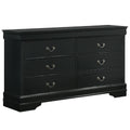Louis-Philippe-6-Drawer-Dresser-in-Black