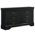Louis-Philippe-6-Drawer-Dresser-in-Black