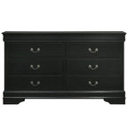 Louis-Philippe-6-Drawer-Dresser-in-Black