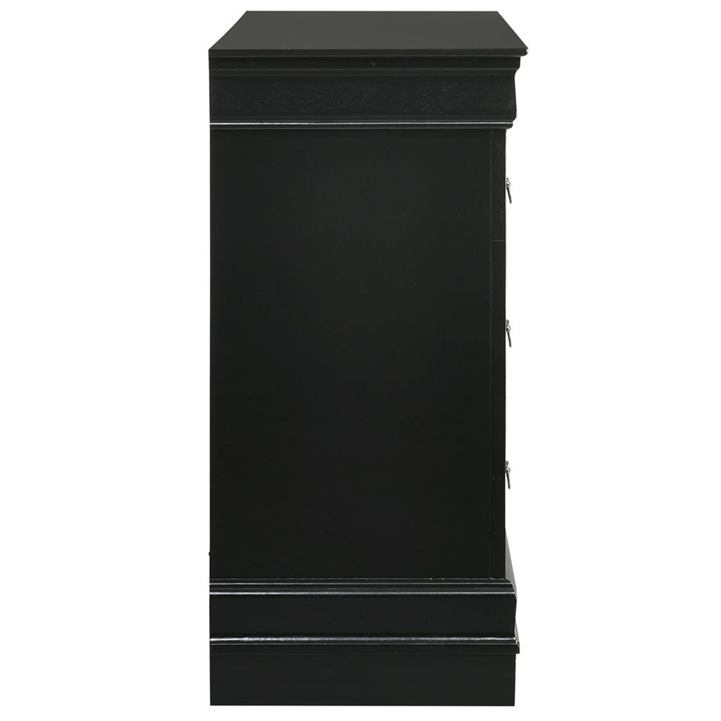 Louis-Philippe-6-Drawer-Dresser-in-Black