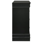 Louis-Philippe-6-Drawer-Dresser-in-Black