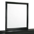 Louis-Philippe-6-Drawer-Dresser-&-Mirror-in-Black