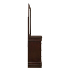 Louis-Philippe-6-Drawer-Dresser-&-Mirror-in-Cherry