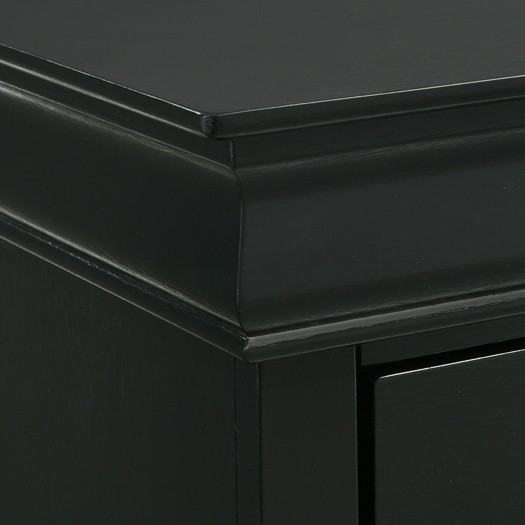 Louis-Philippe-Full-Panel-5PC-Bedroom-Set-in-Black