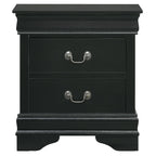 Louis-Philippe-2-Drawer-Nightstand-in-Black