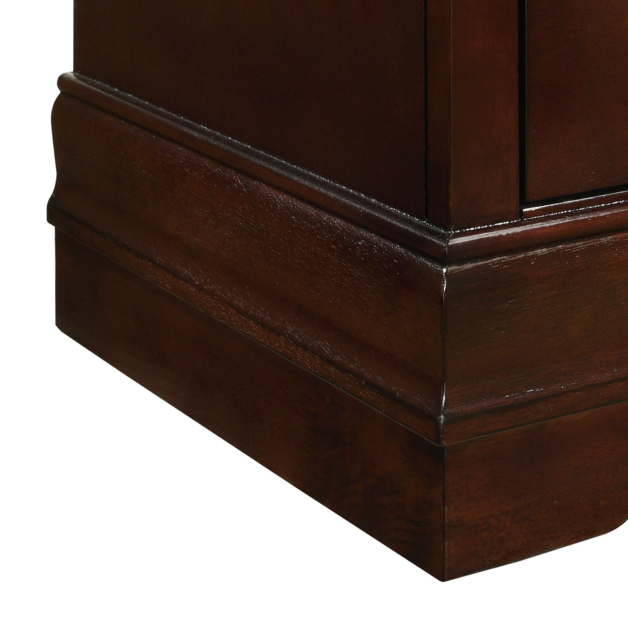Louis-Philippe-6-Drawer-Dresser-&-Mirror-in-Cherry