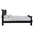 Louis-Philippe-Queen-Panel-Bed-in-Black