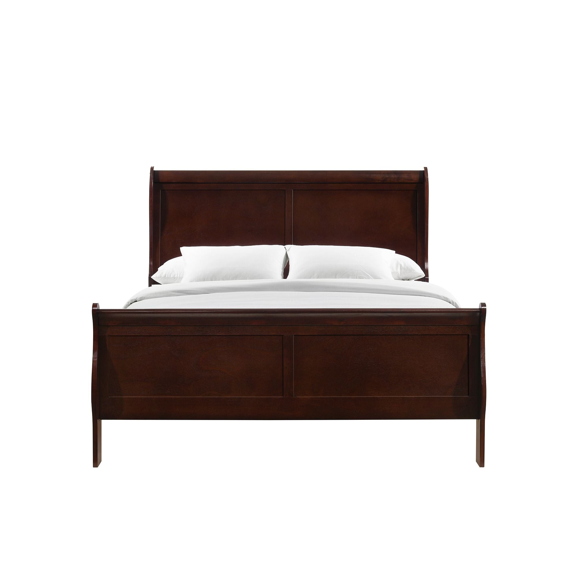Louis-Philippe-Queen-Panel-Bed-in-Cherry