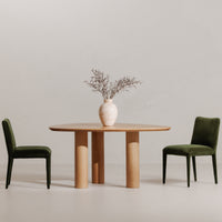 Calla Dining Chair Green Velvet - Set Of Two