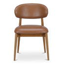Ellie Dining Chair Brown Leather