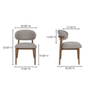 Ellie Dining Chair Light Brown